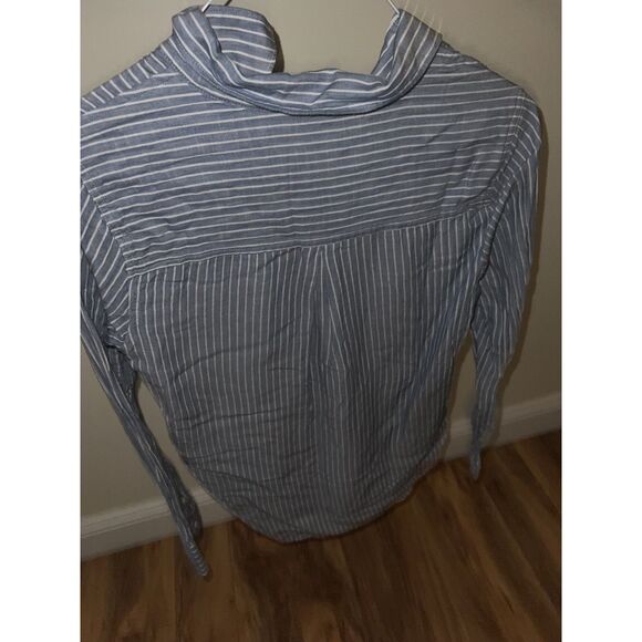 lucky brand small womens button up blue - Picture 3 of 3